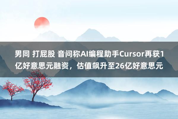 男同 打屁股 音问称AI编程助手Cursor再获1亿好意思元融资，估值飙升至26亿好意思元