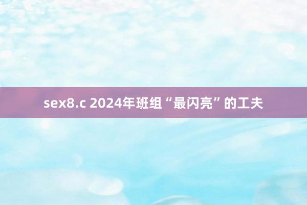sex8.c 2024年班组“最闪亮”的工夫